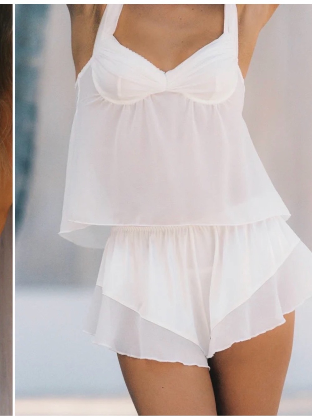 Kat the Label Hanna Camisole in ivory